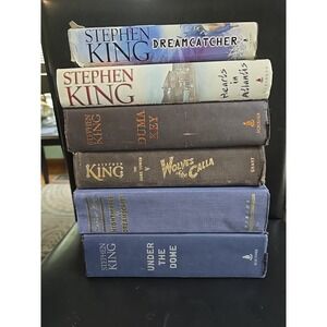 Stephen King 6 Book‎ Lot Hardcover Instant Library Horror Suspense Thriller